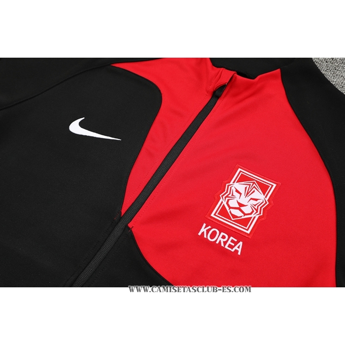 Chaqueta del Corea del Sur 22-23 Negro y Rojo